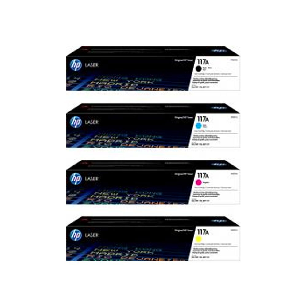 117A-SET.jpg HP 117A Black & Yellow Original Laser Toner Cartridge (W2070A) - Image 1