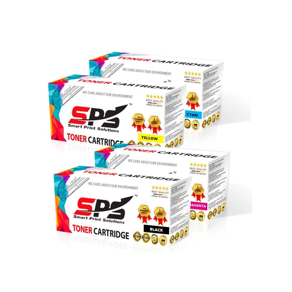 SPS-531A-set.jpg SPS Compatible Toner Cartridges For HP CF530A CF531A CF532A CF533A - Image 1
