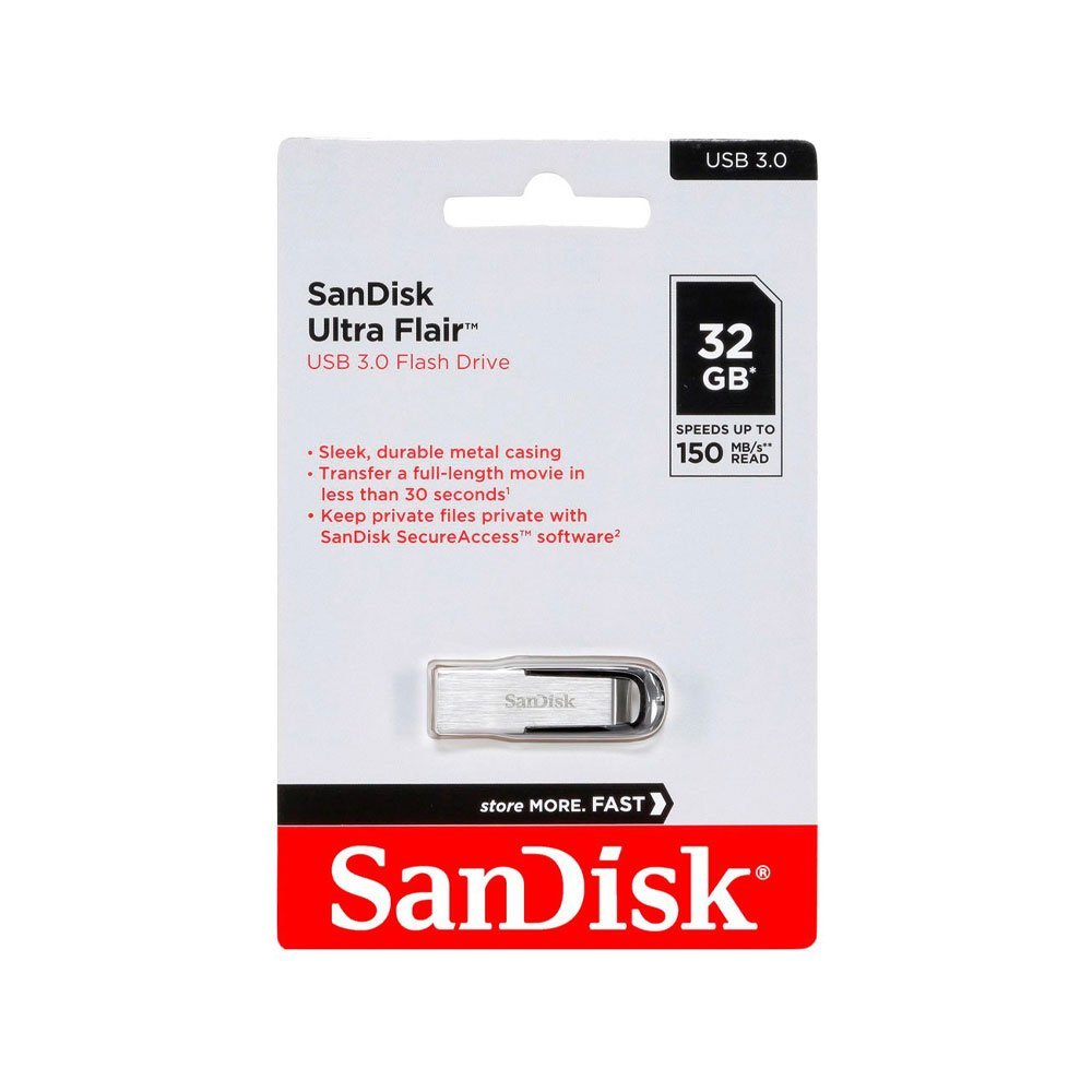 sandisk-ultra-flair-32gb-1.jpg Flash Drive 32GB USB 3.0 Pendrive - Image 1